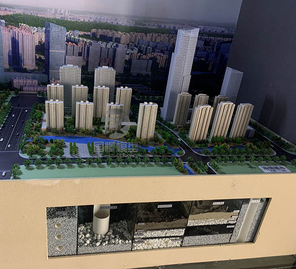 陆川县建筑模型